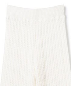 uncrave シースルーケーブルニット パンツ