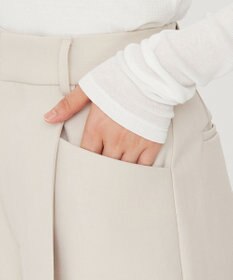 uncrave 【防シワ・洗濯機洗い可】ドライタッチツイル カーブ パンツ（uncrave STANDARD）