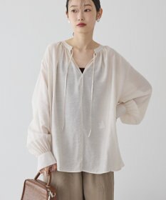 AMERICAN HOLIC スキッパーギャザーブラウス