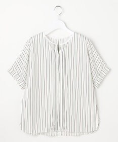 ANY SIS ジョーゼットフロントタック プルオーバー