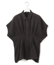 23区 S 【洗える】LIBECOリネン タック デザイン シャツ