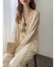 Green Parks ２ＷＡＹ透かし編みニットプルオーバー