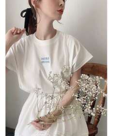 Green Parks ワンポイント刺繍タックＴシャツ