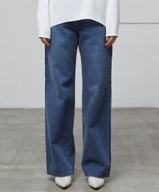 BEIGE， 【洗える】VICTOR / ワイドデニムパンツ