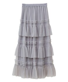 Green Parks ・ＥＬＥＮＣＡＲＥ　ＤＵＥチュールフリルティアードスカー