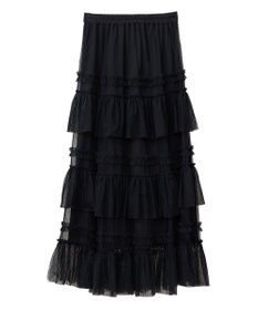 Green Parks ・ＥＬＥＮＣＡＲＥ　ＤＵＥチュールフリルティアードスカー