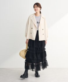 Green Parks ・ＥＬＥＮＣＡＲＥ　ＤＵＥチュールフリルティアードスカー