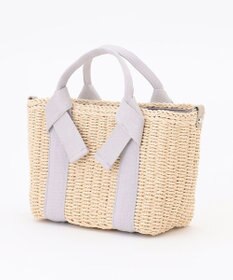 LA BAGAGERIE 【MONICA】リボンハンドル2WAYかごバッグ