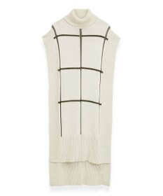 JOSEPH 【洗える】グリッド コットンシルク　ポンチョ