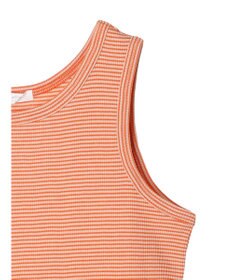 Green Parks ボーダーリブタンクトップ