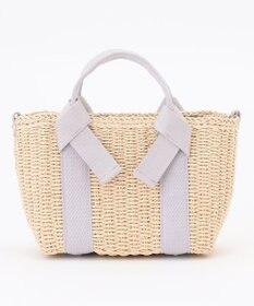 LA BAGAGERIE 【MONICA】リボンハンドル2WAYかごバッグ