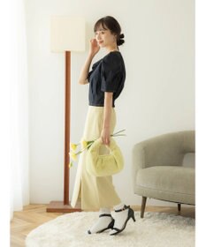 earth music&ecology パワショルスクエアネックプルオーバー