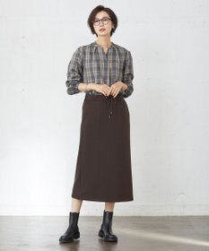 J.PRESS LADIES 【洗える】デュアルウォームポンチ スカート