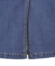 YECCA VECCA フロントZIPハイウエストデニムスカート