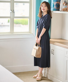 ANY SIS 【接触冷感・吸水速乾・UVケア】エアリードレープスムース ワンピース