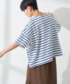 AMERICAN HOLIC バスクボーダー半袖プルオーバー