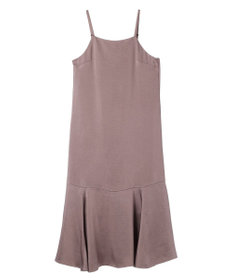 earth music&ecology サテンキャミワンピース