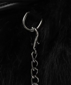 WEGO ファー巾着チェーンショルダー