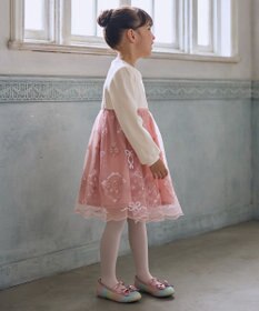 ANY KIDS バレエ刺繍チュールワンピース