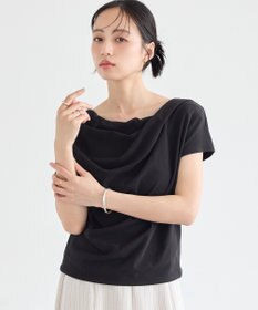 earth music&ecology フレンチスリーフドレーププルオーバー