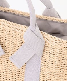 LA BAGAGERIE 【MONICA】リボンハンドル2WAYかごバッグ