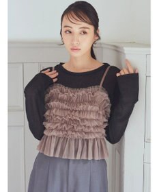 earth music&ecology チュールビスチェ