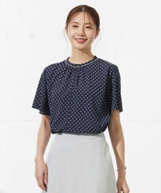 J.PRESS LADIES L 幾何プリント カットソー