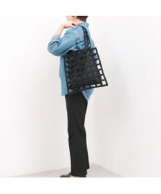 UNBILLION 【テレビ ドラマ着用アイテム】カシュカシュ cachecache / インナー巾着付ラティストート