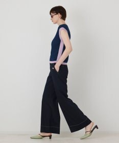 GRACE CONTINENTAL シャンブレーマリンパンツ