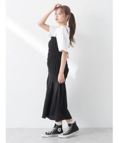 earth music&ecology ２ｗａｙシャーリングキャミワンピース