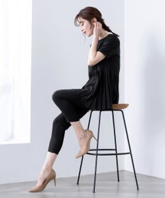 Tiaclasse 【洗える】ドロストテーパードパンツ