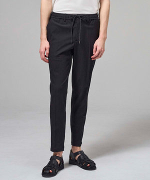 新色追加【セットアップ対応】トリコサッカーストレッチ ドロスト付テーパードパンツ / PEGG CONVERTIBLE