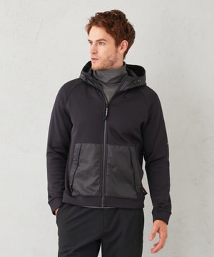  【UNISEX】吸水速乾 バックフリースパーカー