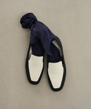  【撥水/洗える】クラシック ニット ローファー