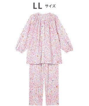  ツモリチサト パジャマ 綿混(本体) 天竺素材 9分袖 長袖 9分丈 レディース UDX594 /ワコール