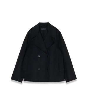  【WEB＆OUTLET限定】ダブルフェイスウールキャッシュ ショートコート