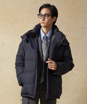  【デタッチャブルフード】サステナブル ダウンコート