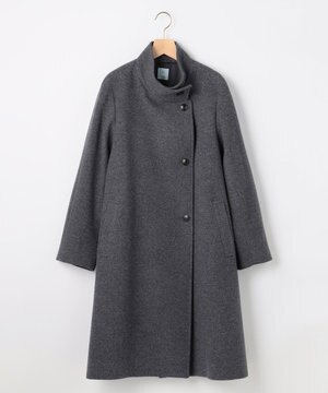  【先行予約・WEB限定】ウールモッサ スタンドカラーコート
