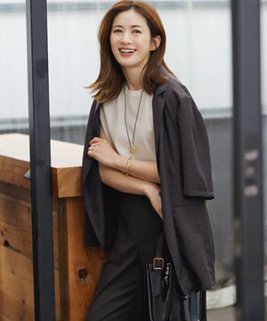  【Oggi6月号掲載/速乾性/接触冷感】シアータンブラー ハーフスリーブ ジャケット