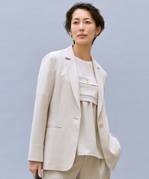  【カタログ掲載・セットアップ対応・セレモニー・ハレの日・通勤】テクスチャードスーツ ジャケット