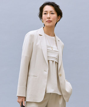 【カタログ掲載・セットアップ対応・セレモニー・ハレの日・通勤】テクスチャードスーツ ジャケット