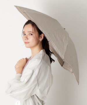  FURLA(フルラ) 晴雨兼用日傘 折りたたみ傘 ジッパー刺繍 1級遮光 遮熱 UV