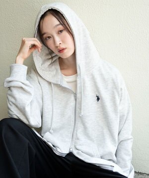 【WEB限定/ユニセックス着用ITEM/25年秋冬新作/SMLサイズ展開】別注U.S.POLO ASSN.　ZIPパーカー
