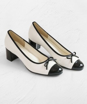  【大人百花掲載・晴雨兼用】RIBBON BALLET RAINPUMPS バレエ レインパンプス