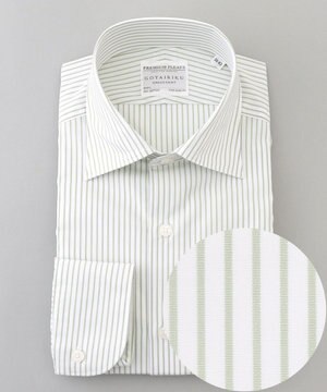  【形態安定】PREMIUMPLEATS_セミワイドカラー _通年ドレスシャツ(26年春夏限定色)