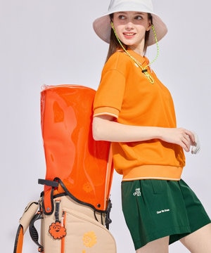 【UNISEX】デタッチャブル キャディバッグ PVCフード