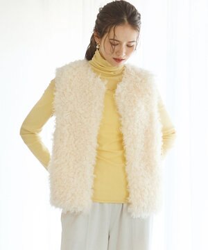  【SLOW/一部店舗限定】シアーフライス タートルネック カットソー