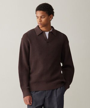  メッシュ ニットポロ [24年春夏商品]