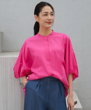  ソフトコットンローン シャツブラウス