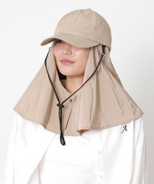  【遮光100％/UVカット100％】フワクール (Fuwacool)  日差しを完全遮断ガードキャップ　遮光100　UV100